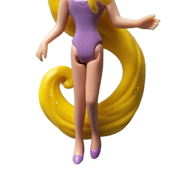 Magiclip Polly Pocket Tangled Rapunzel Doll Only Disney Princess Magic Clip Nude - Picture 8 of 16